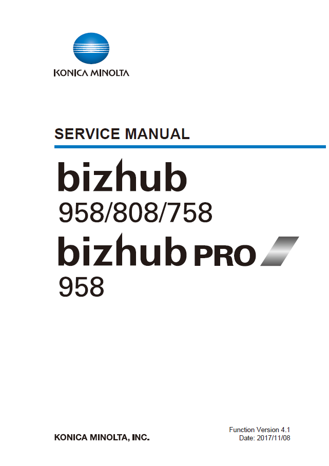 Konica-Minolta bizhub 758 808 958 Service Manual-1 Konica-Minolta bizhub 758 808 958 Service Manual-1